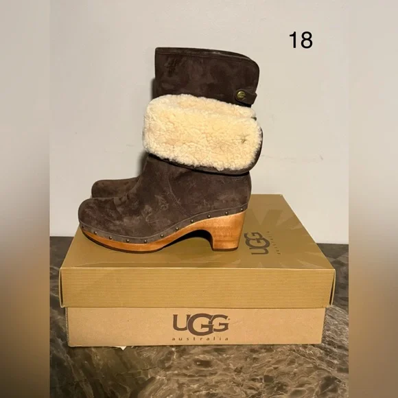 UGG Australia Lynnea Foldable Suede Boots. Brand New and In Original Packaging. - Picture 1 of 4